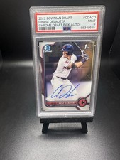 2022 Bowman Draft Chase Delauter Auto PSA 9 Guardians #CDACD