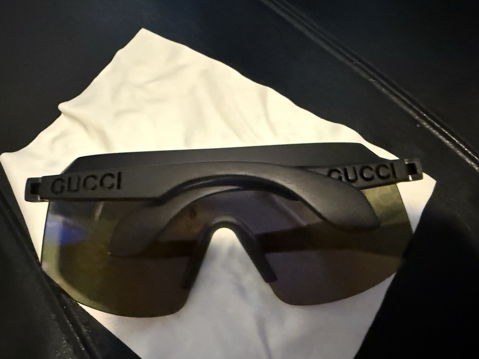 AUTHENTIC GUCCI DEADSTOCK Unisex Angular Mask 147… - image 11