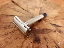 Gillette Black Tip Super Speed X2 1952 VTG DE Safety Razor