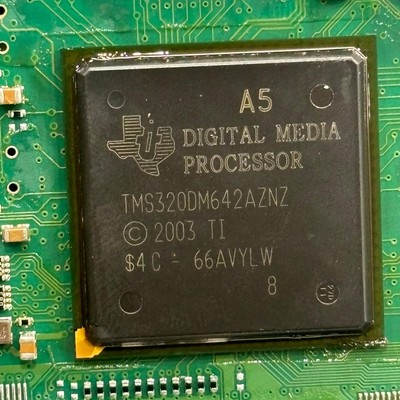 TMS320DM642AZNZ TMS 320 BGA TI digital media processor chip IC #GK-2
