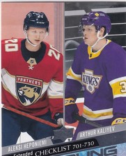 2020-21 Upper Deck Extended Series Young Guns YOU PICK #701 - 730 NHL
