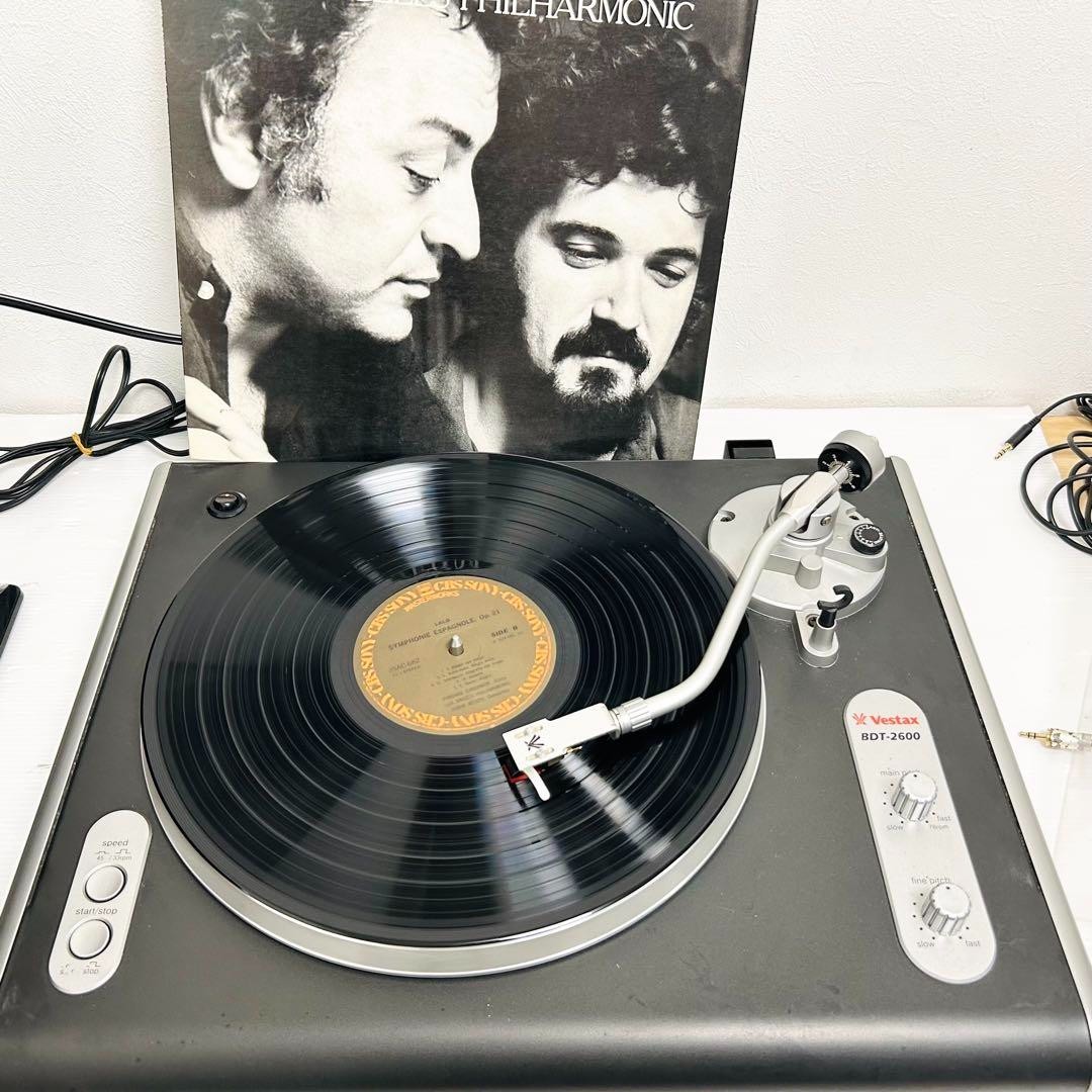 vestax BDT-2600 ターンテーブル　DJ フォノイコライザー付き vestax BDT-2600 ターンテーブル DJ フォノイコライザー付き