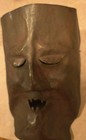 Hand hammered Copper Face/ Mask  Amsterdam School wired to Hang — photo 10