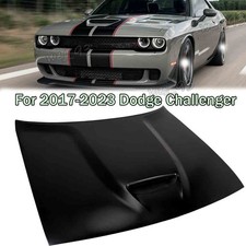 Hood Panel For 2017-2023 Dodge Challenger Primed Aluminum New Replacement