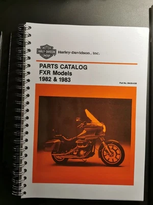 1982 & 1983 HARLEY DAVIDSON PARTS CATALOG FXR MODELS 99439-83B. EB GAR 025 - Photo 1/2