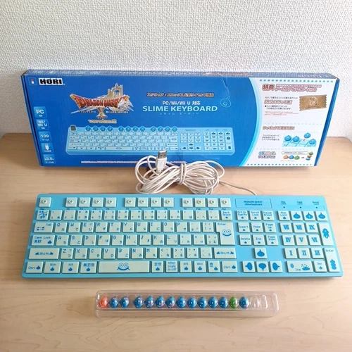 Dragon Quest Slime Keyboard USB Japan – Missing 1 Slime Key & Stair Key, Tested
