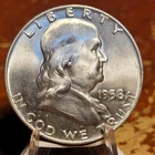 1958-D  90% Silver  Franklin Half Dollar BU Condition