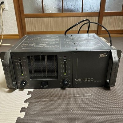 Peavey CS-1200 Stereo Power Amplifier 2-Channel Vintage Audio