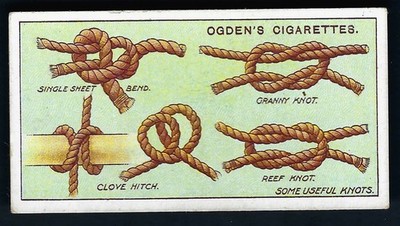 OGDENS - PFADFINDER, 2. (BLAU) - #86 EINIGE NÜTZLICHE KNOTEN