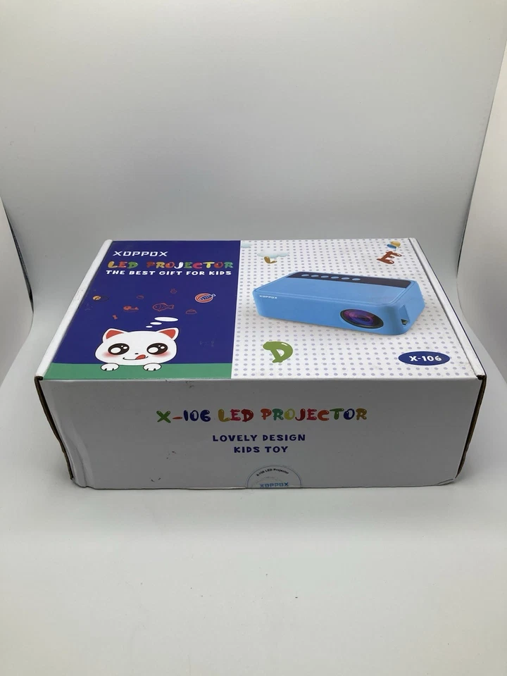 LED Projector Kids Cartoons Toys Games W/Projector Screen NIB - Image 3 of 4