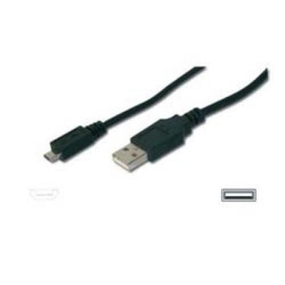 Usb Conn. Cable Micro B 1.8m DIGITUS AK-300127-018-S (4016032314646)
