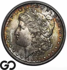 1902 Morgan Silver Dollar Coin, Near Gem BU++