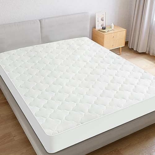 Queen Mattress Pad Protector Waterproof Quilted Deep Pocket