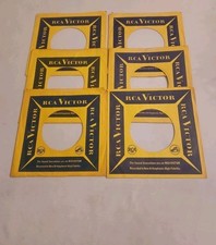 45 RPM 7" RECORD SLEEVES CO. SLEEVE 6 PACK SEE PHOTOS RCA/Victor Records SLV315 