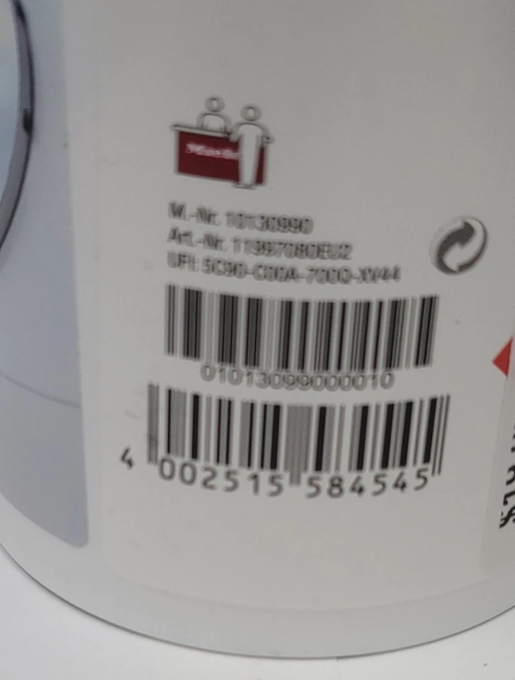 Машина стиральная Miele очиститель # 10130990 - Изображение 2 из 3