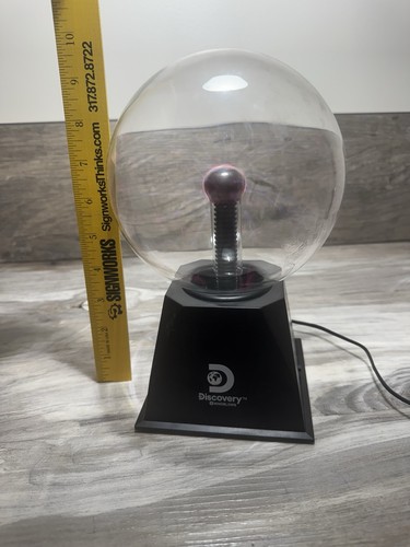 DISCOVERY SCIENCE TOY MINDBLOWN STEM PLASMA ELECTRICITY GLOBE TOUCH LAMP Light - Picture 10 of 10