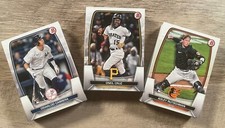 2023 Bowman Baseball Base Complete Set #1-100 Rookies RC Veterans Full Set.