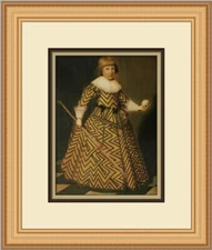 Wybrand De Geest Portrait of a Child Custom Framed Print