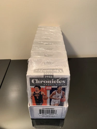 2021 9 Boxes Panini Chronicles NBA Draft Picks HANGER Box New Factory Sealed.
