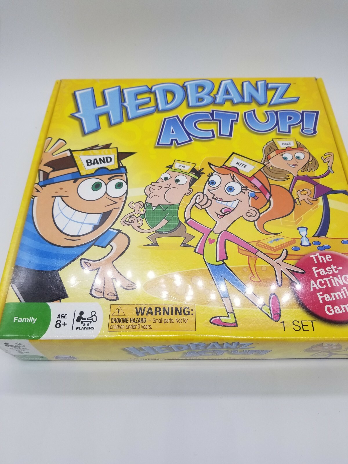 BRAND NEW Hedbanz Act Up! sealed Fast Acting Family Game Spin Master