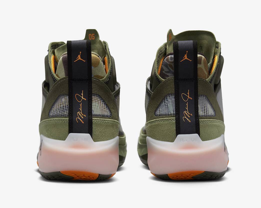 UNDEFEATED × Nike Air Jordan 37Oil Green New NIKE UNDEFEATED AIR JORDAN 37 OIL GREEN 25cm