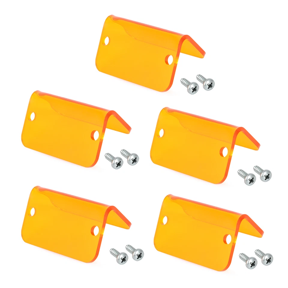 Kit de repuesto HD de herrajes ámbar lentes de parasol viseras lunares para cabina EE. UU. Foto 2 de 4