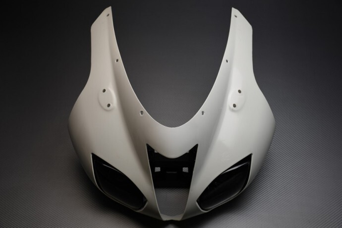 Carénage avant cupolino non verni avec phare de rechange Kawasaki ZX6R 2007 2008