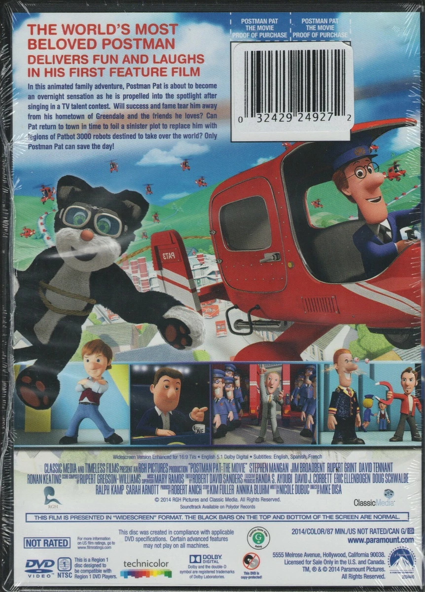 Postman Pat The Movie Dvd