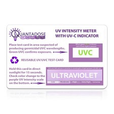   UVC Light Test Card with UVC Light Wavelength Indicator and Photochromic UV...