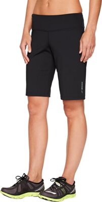 Brooks Women's Venture Bermuda Short Running Bottoms, Black, Small
