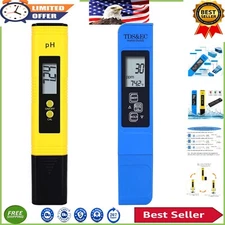 Portable 3-in-1 Water Tester with Digital LCD Display - pH, TDS, and EC Meter