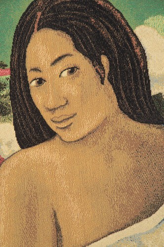 Tapiz Jacquard Italiano Joy Colgante de Pared por Gauguin Mezcla de Algodón 36"x50" - Imagen 5 de 6