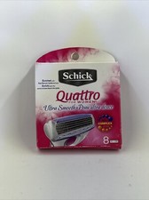 Schick Quattro for Women Ultra Smooth Razor Refill Blade Cartridges. ~8ct.~