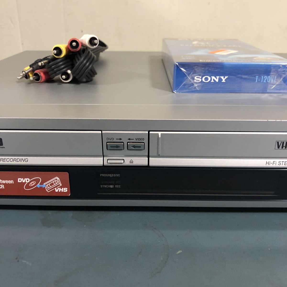 SONY RDR-VX511 VHS Video Cassette & DVD Recorder Dubbing Working