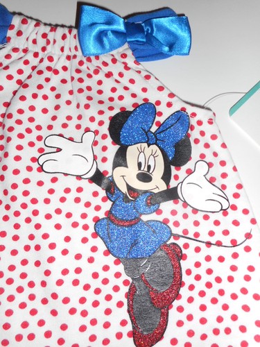 Mono para niña recién nacida Disney bebé Minnie Mouse - lunares nuevo con etiquetas - Imagen 2 de 5