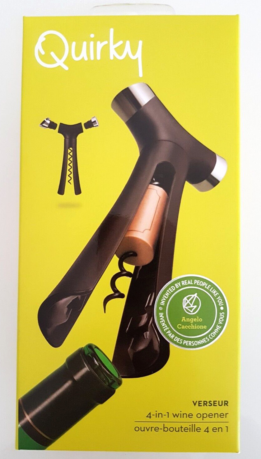 Quirky Verseur 4in1 Wine Opener / Foil Cutter/ Stopper/ Pour Spout