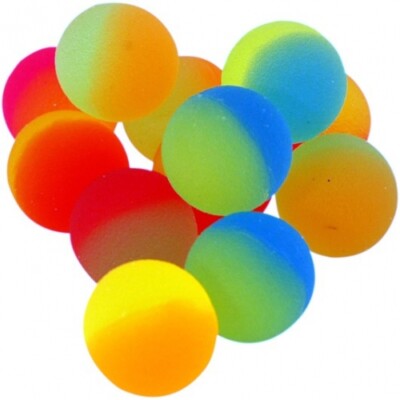 Neon Frost Flummi 10 - 360 Stück Springball 38 mm Mitgebsel Tombola Geburtstag