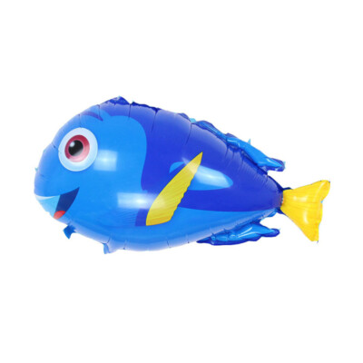 5 Stück Fisch Folienballons - XXL Partydekoration Für Kindergeburtstage