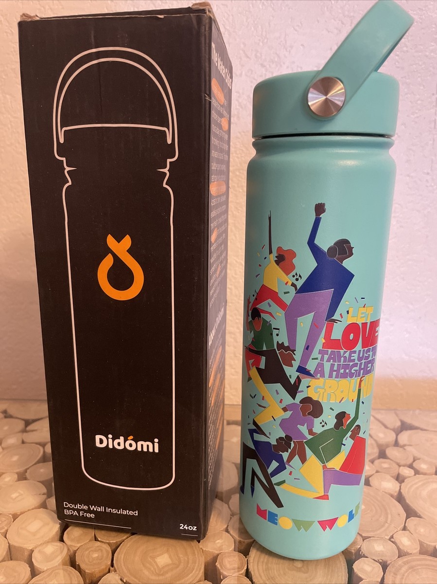 Rare Promo Meow Wolf Juneteenth Didomi Insulated Water Bottle 24oz