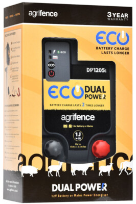 Agrifence Dual Power Eco Energiser DP1205 Elektrozaun 1J 12V Batterie & Netz