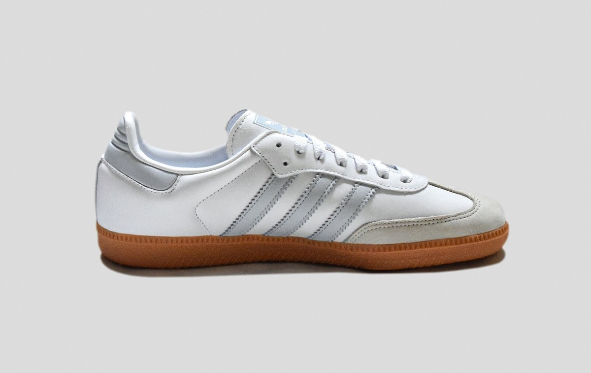ADIDAS SAMBA W OG WHITE/HALO BLUE SIZES 7.5 8 8.5 9 9.5 10