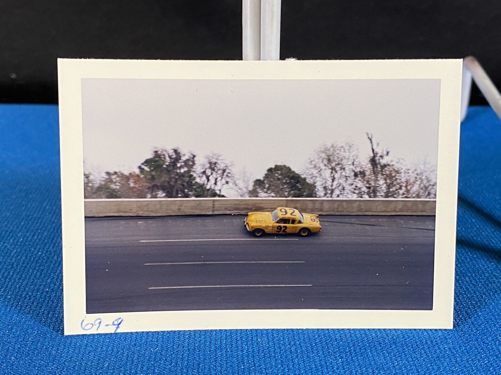 Bob (Unknown) #92 Race Car Original Vintage Daytona 500 1965 Photo NASCAR (Lt#3)