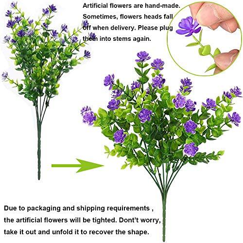 10 Bundles Artificial Flowers, Outdoor Gypsophila Baby's Breath Fake