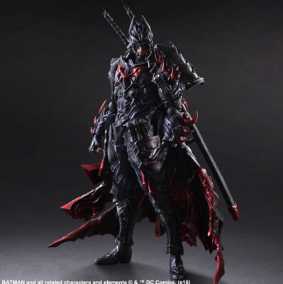 Play Arts Kai Dark Knight BATMAN Bushido Samurai Action Figure Statue PVC Toy 