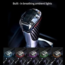 Crystal Gear Shift Knob Shifter Head W Led Light For Honda Civic Cr-v Accord