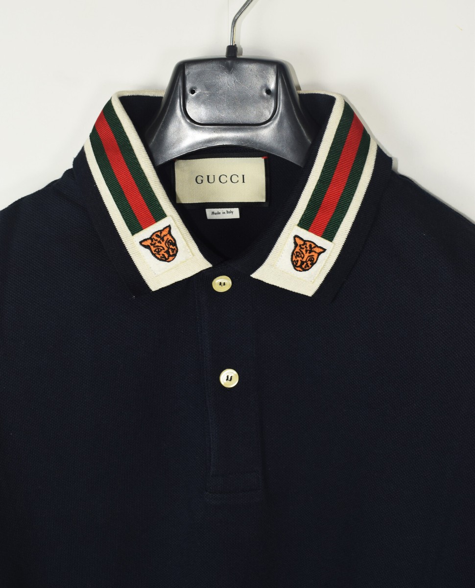 gucci polo t shirt black