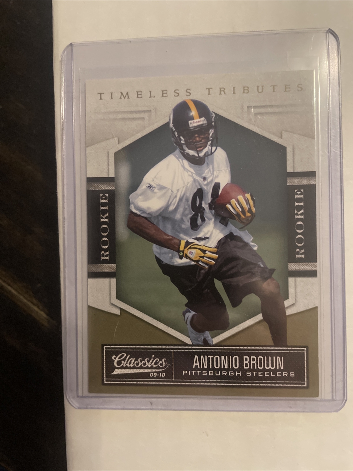 Antonio Brown Panini Classics #107 Timeless Tributes Gold