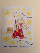 2 Suzy's Zoo sticker sheets: Spread a little sunshine! 9906 