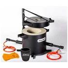 FB3H–20KG GAS METAL MELTING FURNACE Propane Forge Copper Brass +Crucible PREMIUM