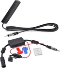 FM AM Radio Antenna DIN Signal Amplifier Amp for Car Audio Radio Stereo